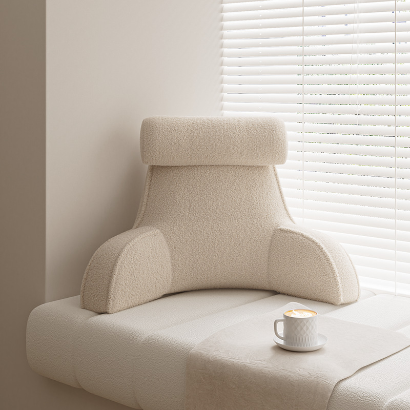 요추베개-루프벨벳-라이트브라운