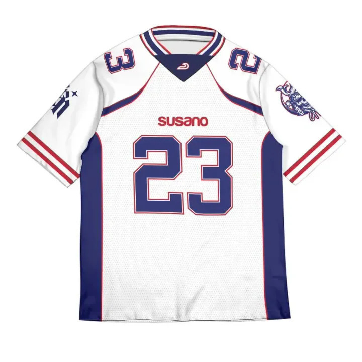 2024 Summer V-neck Casual Sports Jersey Men's Buse Suit Digital 3D Printed Short-sleeved T-shirt