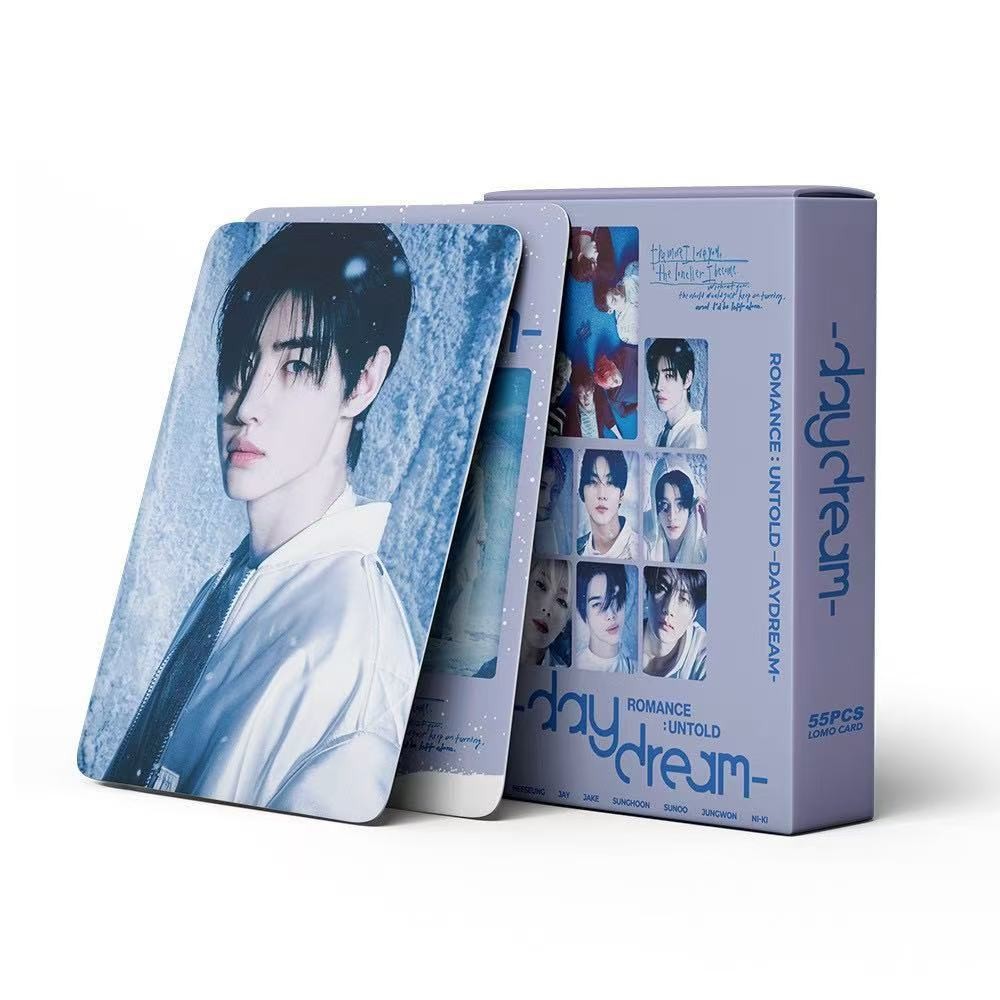 Cadena total, una gran cantidad de stock, 55 hojas de tinta BT SK IVE ATEEZ KPOP, estrellas coreanas alrededor de LOMO
