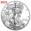 Foreign Trade Coin 2024 Liberty Goddess Commemorative Coin 2011 ~ 2024 Eagle Ocean Currency Silver Coin Memorial Charter Source Factory