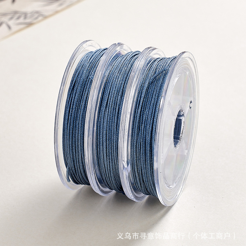 No.72 翡翠糸 カラーロープ 編みロープ ジュエリー ビーズ糸 手作り diy ブレスレット 文具糸 赤いロープ 手編み素材|undefined