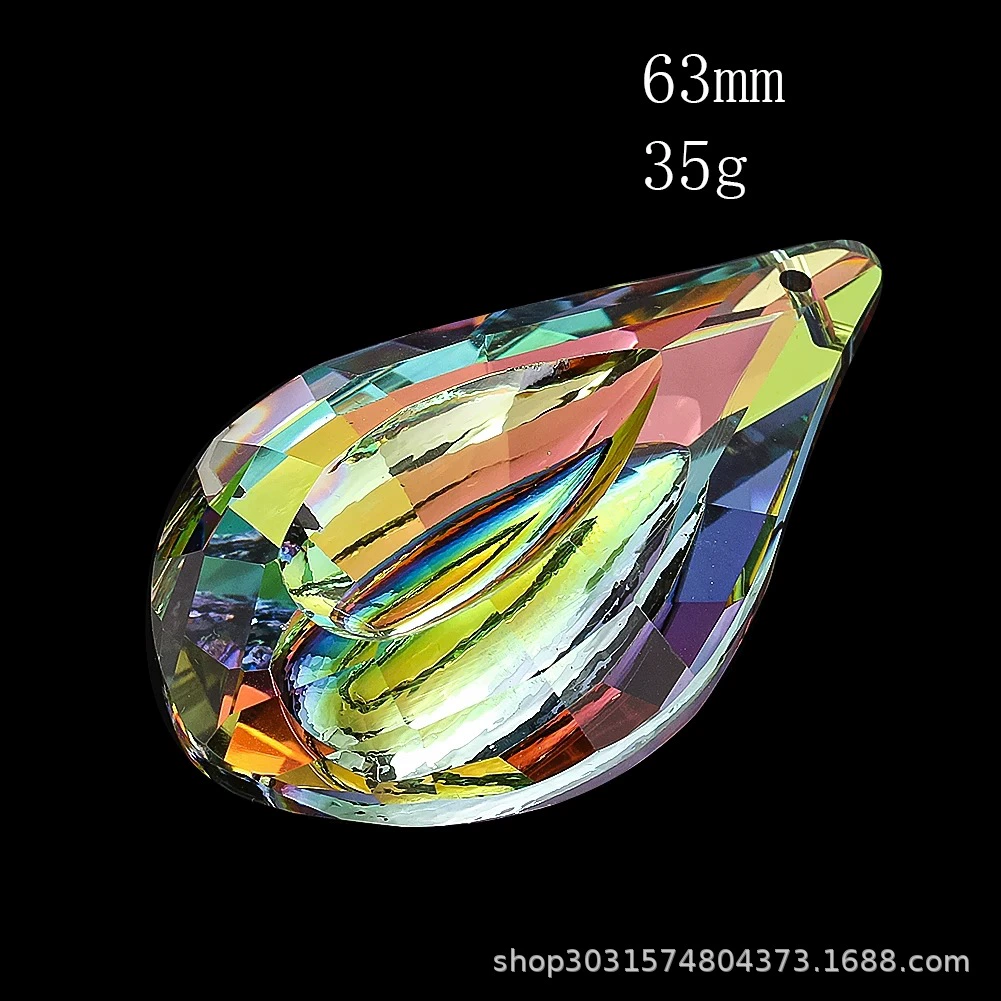 Crystal rainbow prism, pendant solar-powered, decorations, home decor