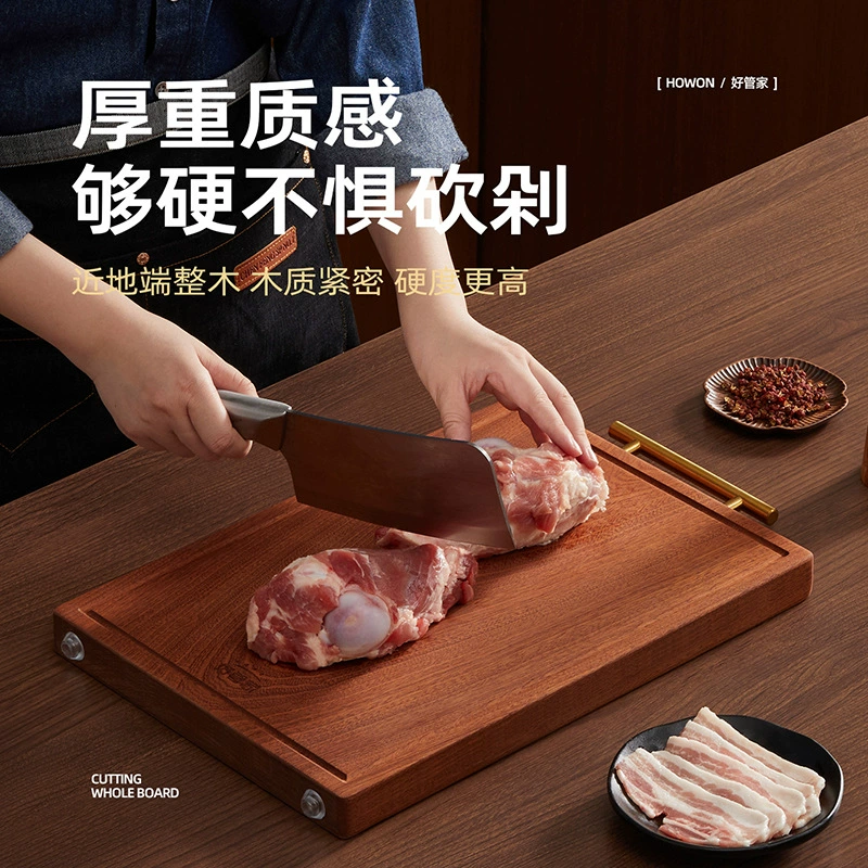 Панель резного древа черного золота sandalwood cutting board противогрибковый антибактериальный кухонный разделочная доска из цельного дерева