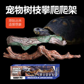 诺摩爬虫藤条树藤造景木爬宠饲养箱守宫蛇蟒蜥寄居蟹蜴攀爬造景树
