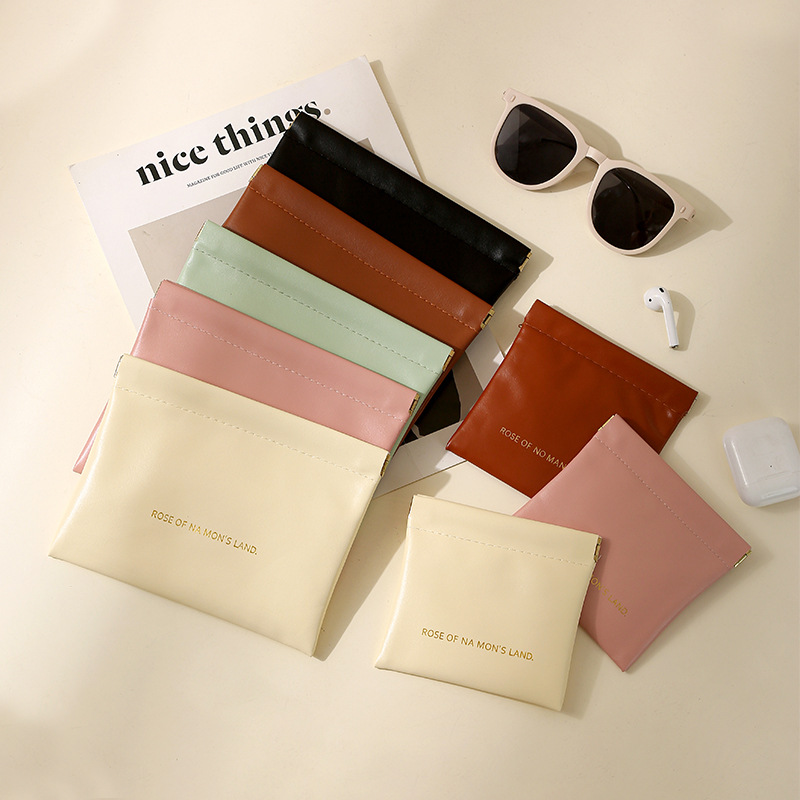 bolsa de almacenamiento de línea de datos de alto valor facial bolsa de clasificación de lápiz labial bolsa de cosméticos bolsa de gafas bolsa de bala portátil de cierre automático