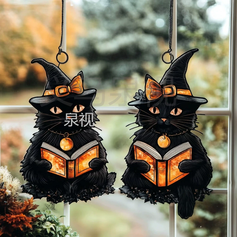 Подвесной декор для окон на Хэллоуин Украшение окна на Хэллоуин 20 см