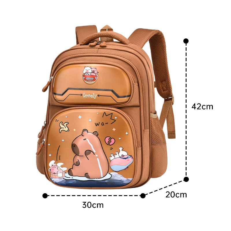 Mochila escolar para niños Rabubu, nueva niña, escuela primaria, dos, tres, cuatro y cinco años, dibujos animados, animación, reducción de la carga, mochila de protección de la columna
