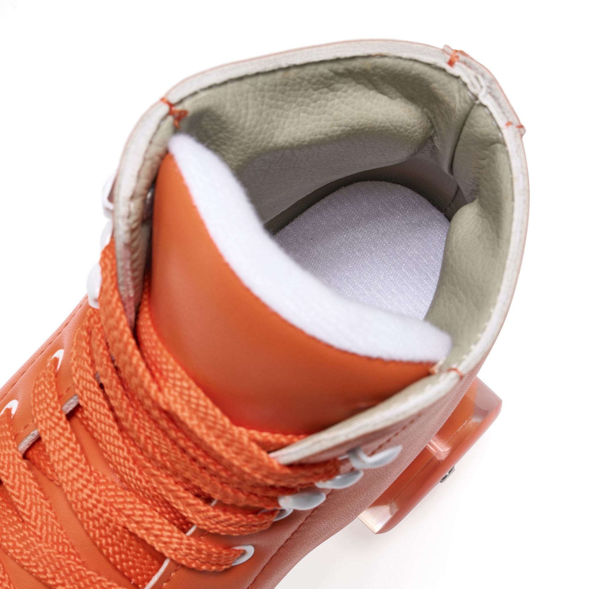 Rosarote zweireihige Rollschuhe für Erwachsene Rollschuhbahn Aluminium-Grundhalterung Rollschuhe verstellbar große Bremsen_voghion.com