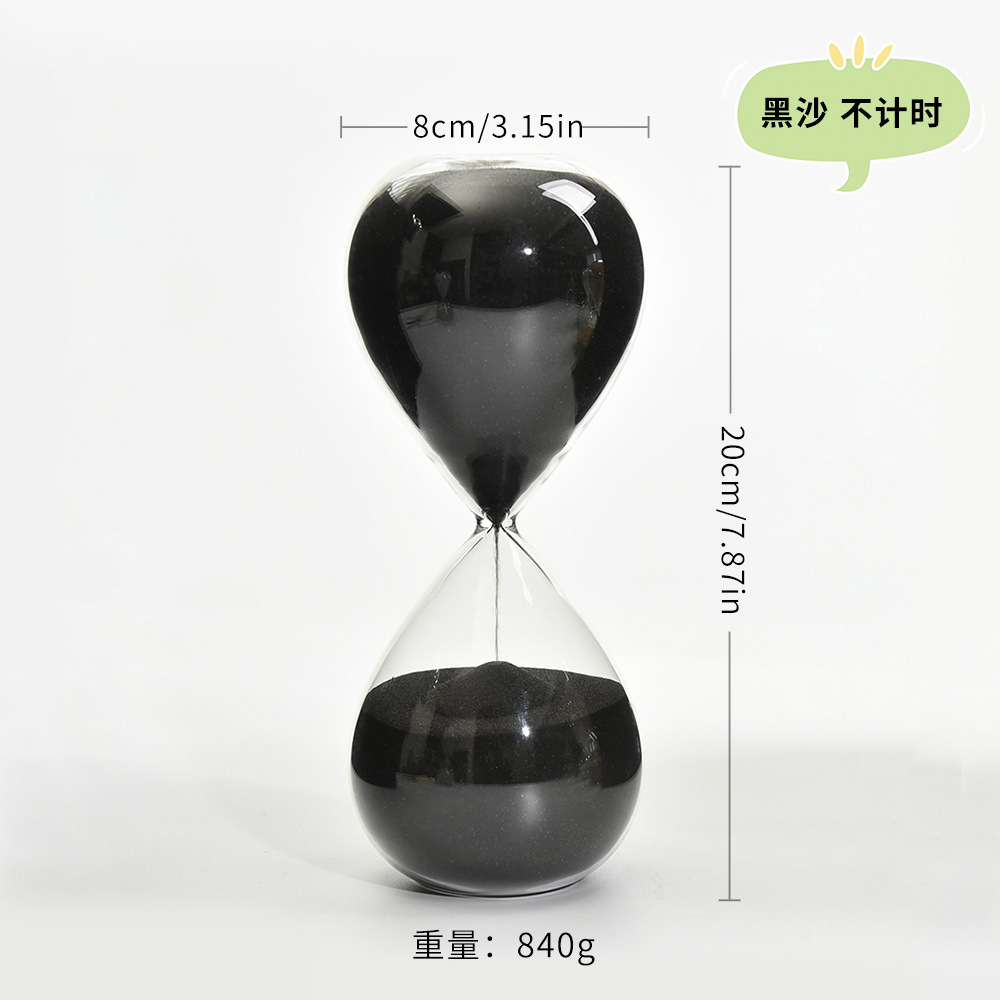 Nuevo relleno de tiempo de vidrio reloj de arena decoración adornos de oficina ilimitados voltear artefactos de descompresión regalo de cumpleaños