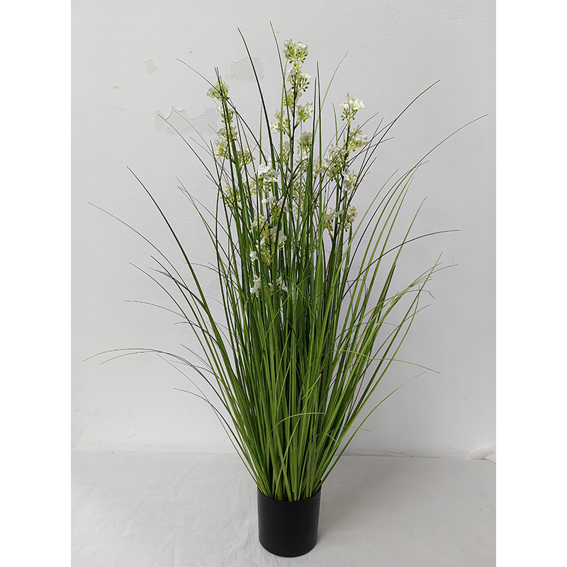 Simulación de plantas verdes, juncos, plantas en macetas, estilo nórdico, simulación de hierba de cola de perro, decoración de interiores, decoración de la sala de estar