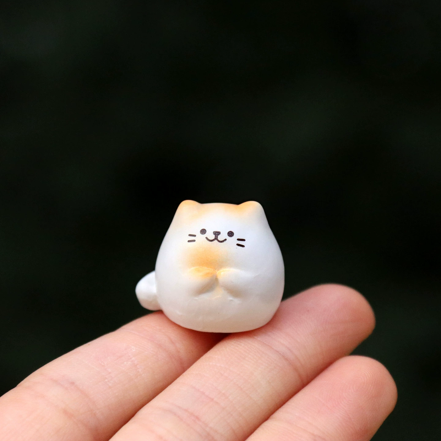 Мини-фигурка котёнка из смолы, мультяшная, для микроландшафта, 8 цветовых вариантов