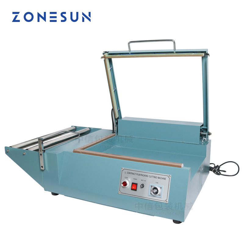 ZONESUN L型包装封口切割机 收缩膜封口机手动塑料包装袋封切机