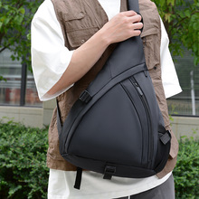 时尚休闲学生韩版胸包运动户外三角水滴包男女斜挎包大容量单肩包