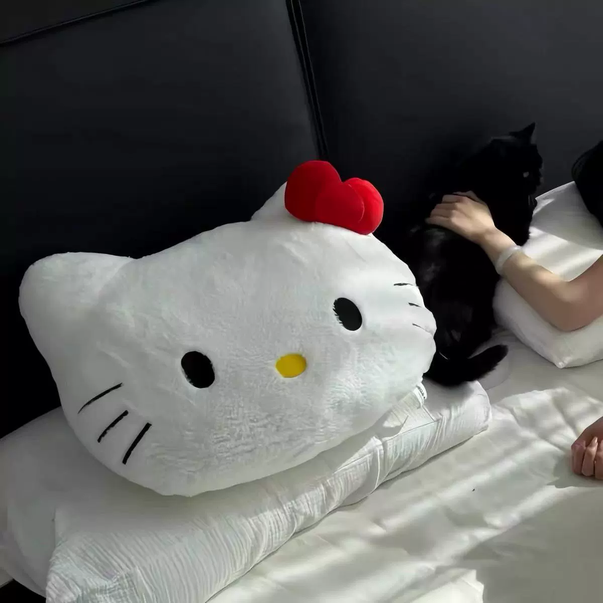 Hello Kitty, hello kitty, cartoon pillow, soft plush high quality doll, kitten