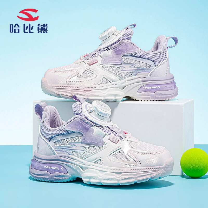 Habi Xiong Net Noodle Spring — девочковые сетчатые спортивные кроссовки Jellefast Double, повседневные с мягкой подошвой для бега