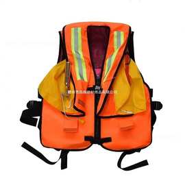 赫赛尔成人浮力衣适合多种身材救生衣抗洪抢险橙色浮力背心便携式