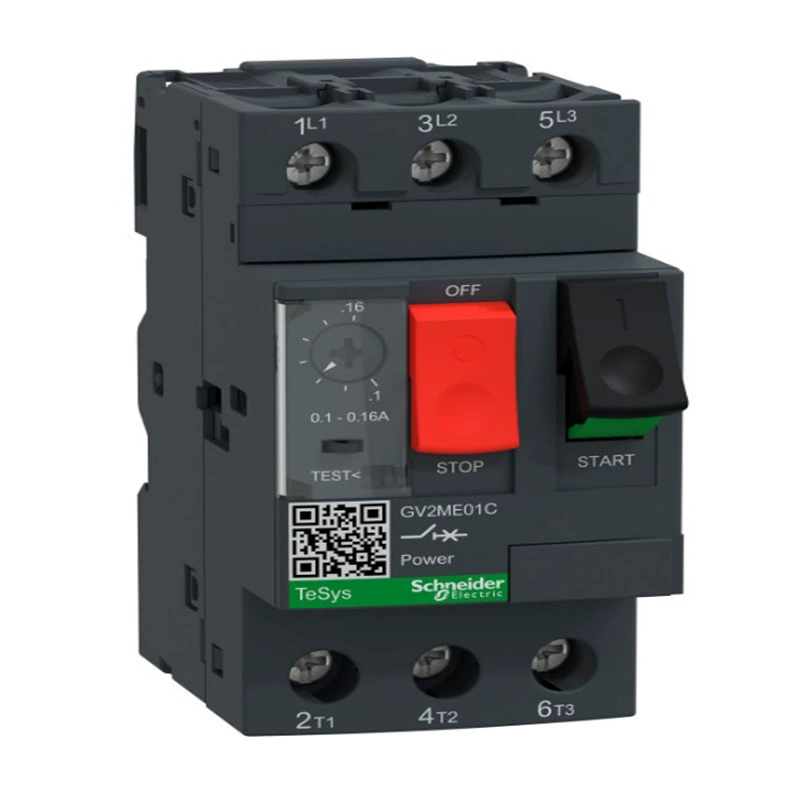 Оригинальный тепловой магнит Schneider GV2ME01C тепловорот защитный автомат 0.1-0.16 А