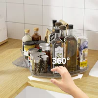 Cross -border household kitchen rotation seasoning rack spice box storage shelf refrigerator beer drink rotation rack