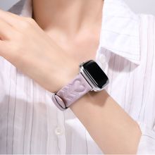 现货批发适用苹果真皮手表带爱心专利iwatch applewatch智能表带