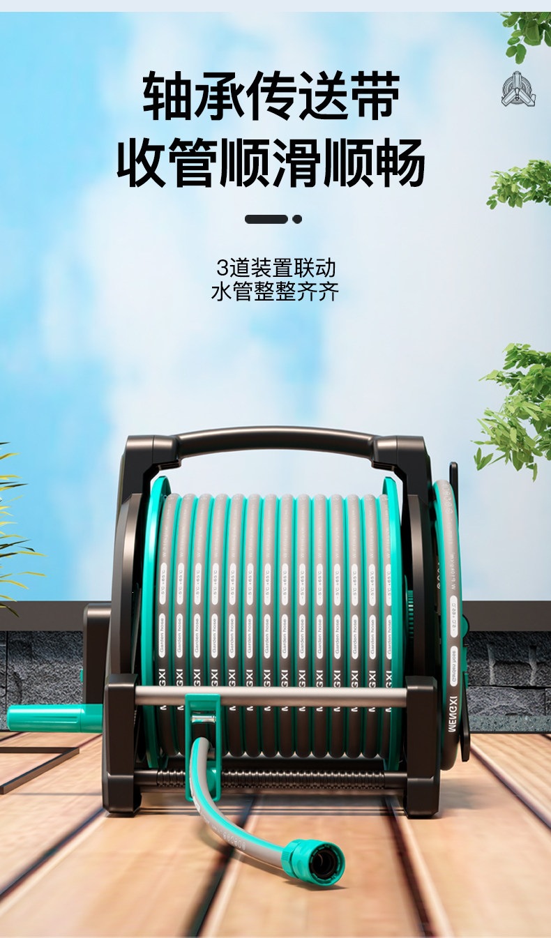 Suitable for car washing, high-pressure water gun, household water hose, flexible hose, water gun nozzle, foam sprayer, and can be used to rinse and connect to a water tap