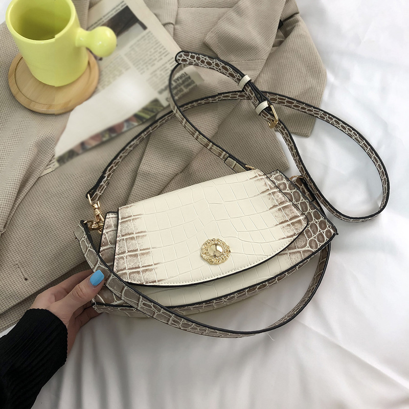 Big Sale-Bag Women's New Small Bag Korean Style Fashion Embossed Handbag Can Be Worn on One Shoulder and Cross-Body Women's Bag
