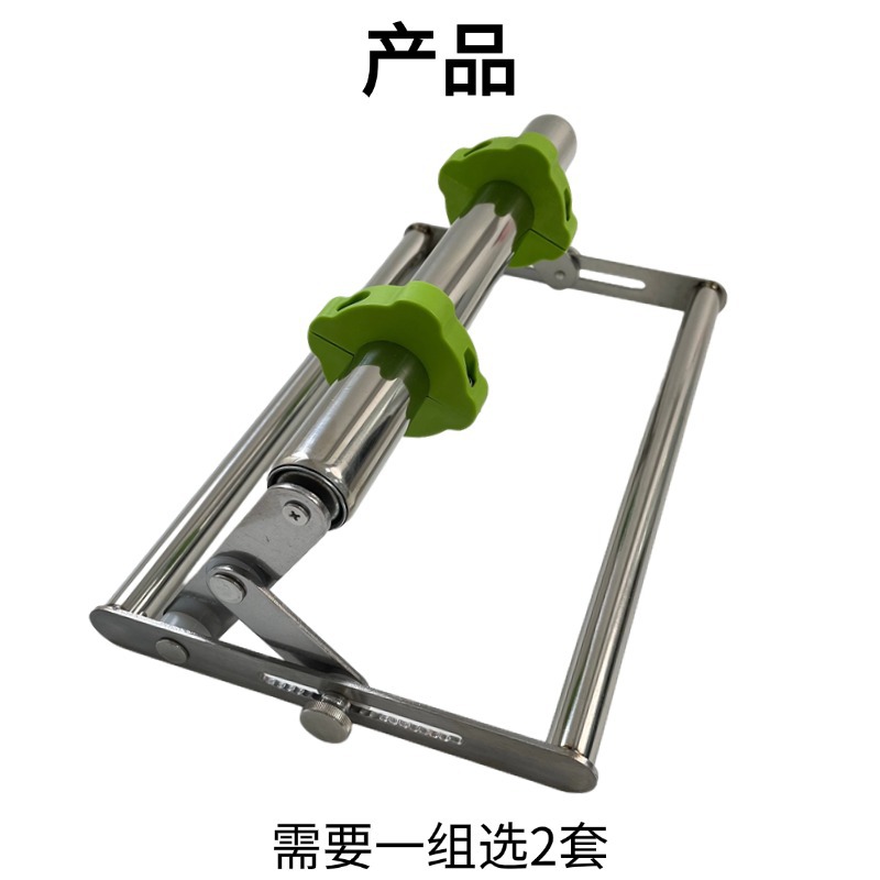 공장 직접 공급 절단기 지원 랙 브래킷 두꺼운 스테인레스 스틸 롤러 드래그 랙 제조 업체 도매 모델 300