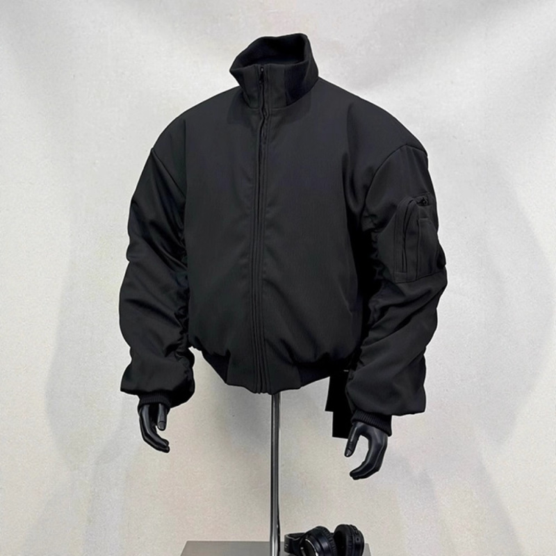 美式哈灵顿夹克男秋秋冬cleanfit短款外套高级感廓形工装棒球服|undefined