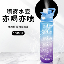 1L����̫�ձ��羳����ѷ����tritanˮ�������˶�����ˮƿ����ˮ��