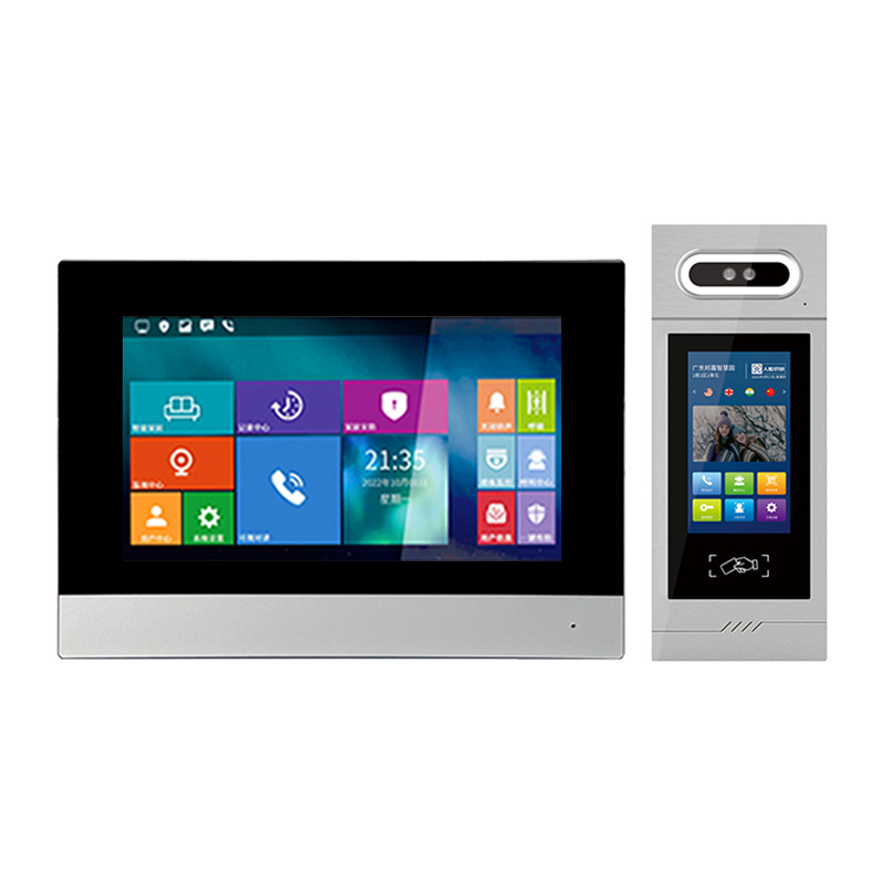 Sistema de control remoto de intercomunicación del edificio de la unidad de la comunidad, dispositivo de control de acceso de intercomunicación visual de pantalla inteligente de alta definición