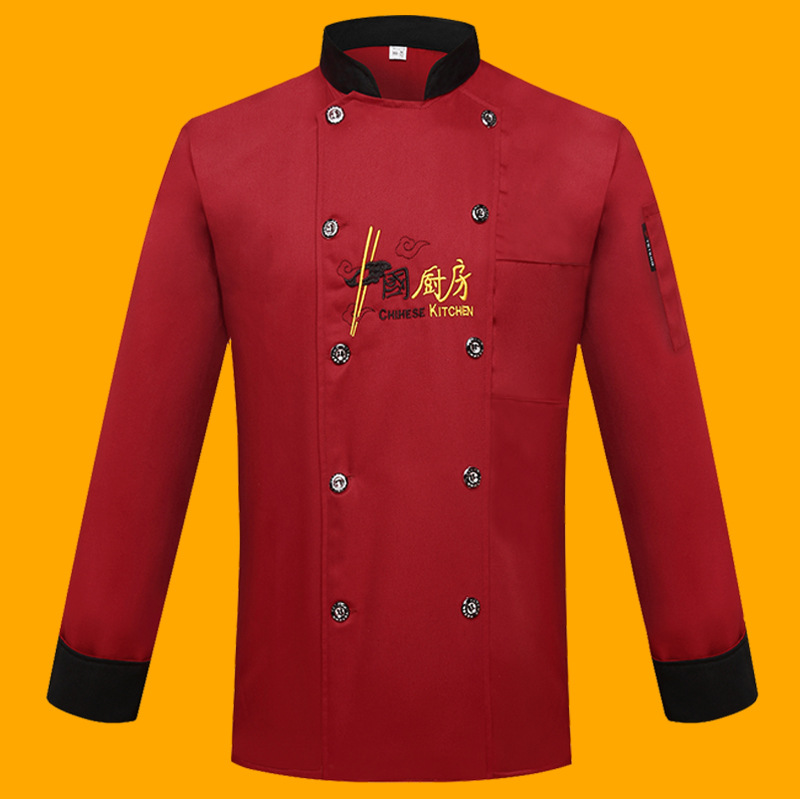 Ropa de chef de manga corta, cocina de verano, restaurante, ropa de trabajo de chef de restaurante, ropa de cocina de comedor escolar de manga larga, gran tamaño al por mayor