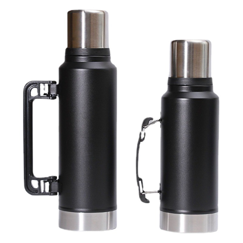 Termo de acero inoxidable 304 taza de vacío al aire libre hervidor de viaje de gran capacidad portátil con hervidor portátil