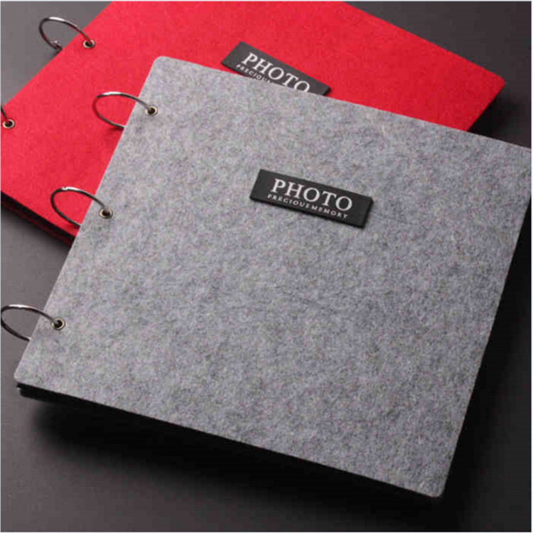厂家供应毛毡DIY相册 毛毡相簿3寸4寸5寸6寸可添加logo批发