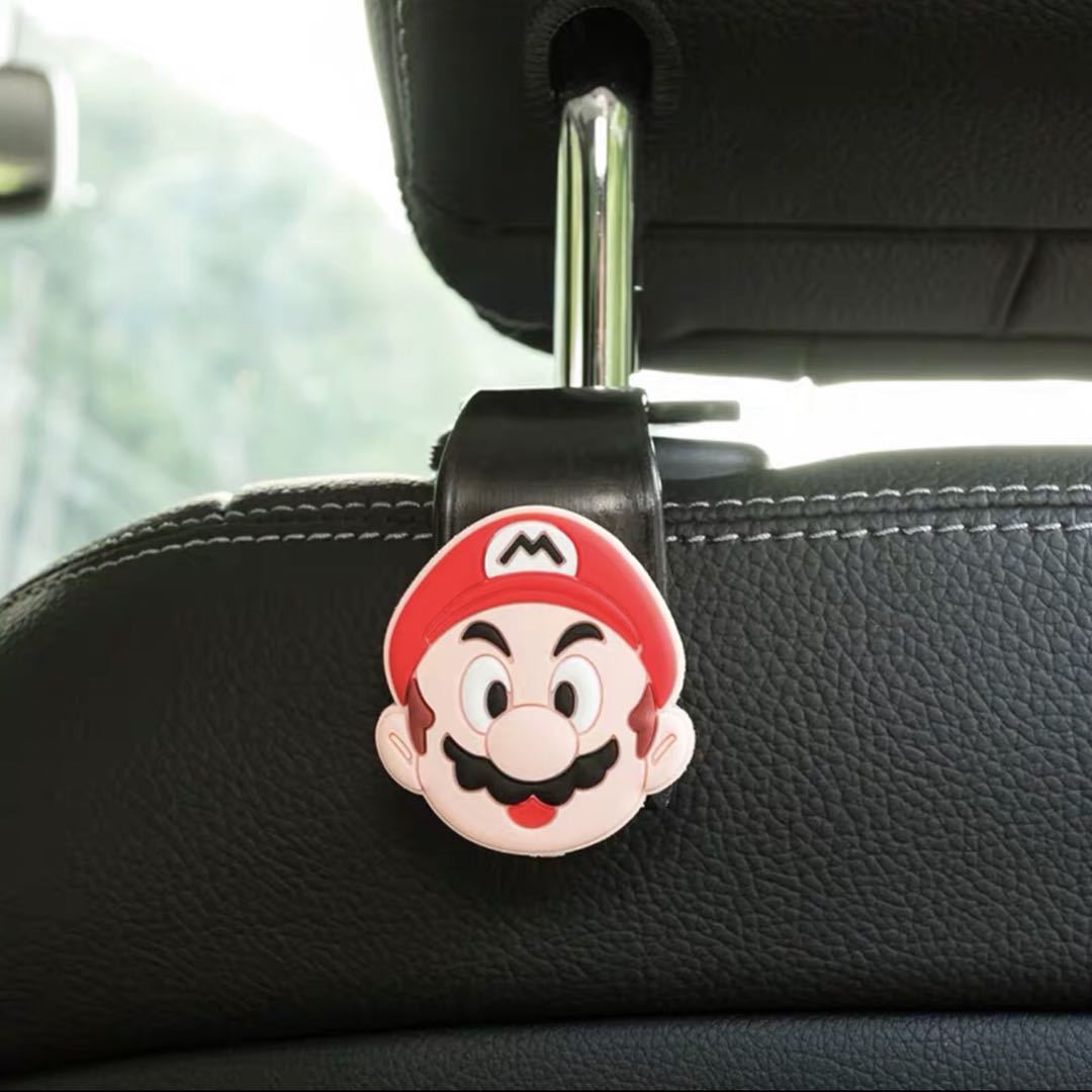 Productos de automóviles creativos, asiento trasero montado en el automóvil, gancho de asiento trasero, gancho de automóvil pequeño, lindo