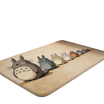Avtomobil döşəmə paspasları – Cute Imitation Cashmere Cartoon Totoro