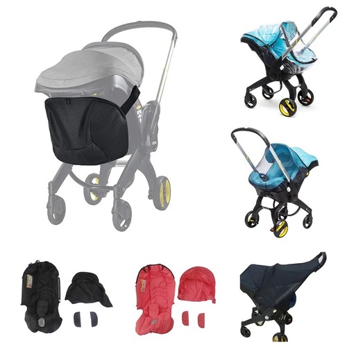 Doona+ Baby Stroller Universal Accessories Wheels Four-in-One Basket Car Dedicated Mosquito Net Waterproof Cover Storage Bag 