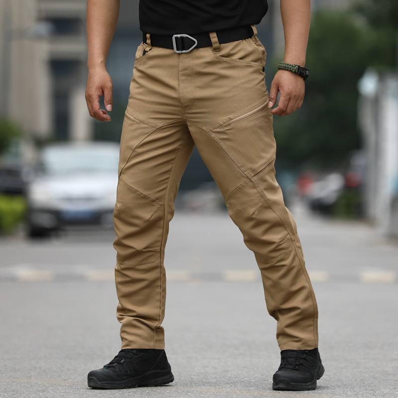 Pantalones tácticos de punto de fábrica, pantalones para hombres, pantalones para fanáticos militares, pantalones de entrenamiento al aire libre, pantalones de senderismo de camuflaje de otoño e invierno, cónsul resistente al desgaste