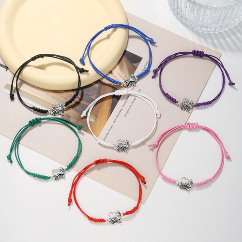 New Product Cross-Border Bestseller Cheer and Applaud Cheerleader Handmade Adjustable Bracelet for Women