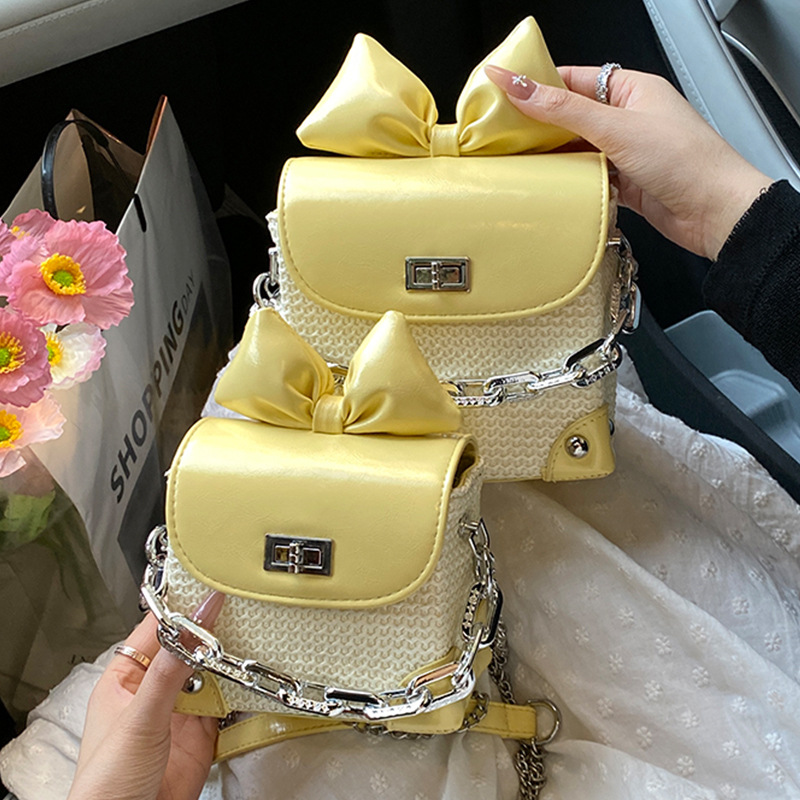 Borsa a tracolla donna con fiocco, elegante borsa a spalla_voghion.com