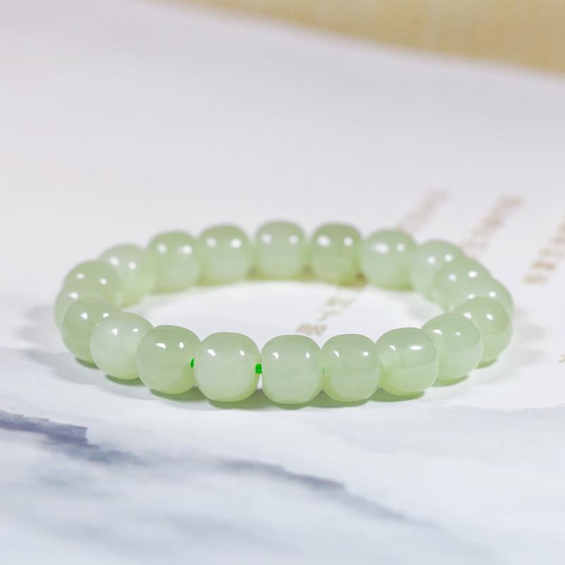 호탄옥봄 브라운 싱글 서클 팔찌 9*9.5