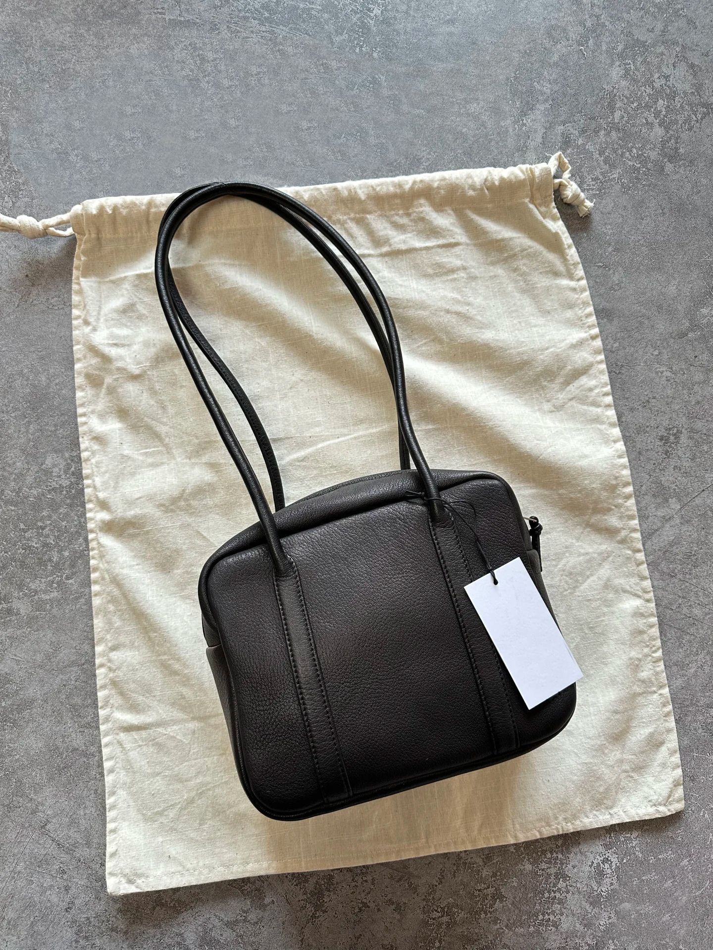 【工場直売】Aet @ 2025年新型鹿皮頭層真皮トーストバッグボストンバッグ脇下シングル肩