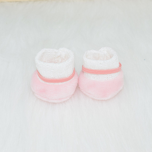 20cm Star Cotton Teddy Bear Shoes, Plush Cute Rabbit Shoes 20CM Doll Toy Replacement Accessories