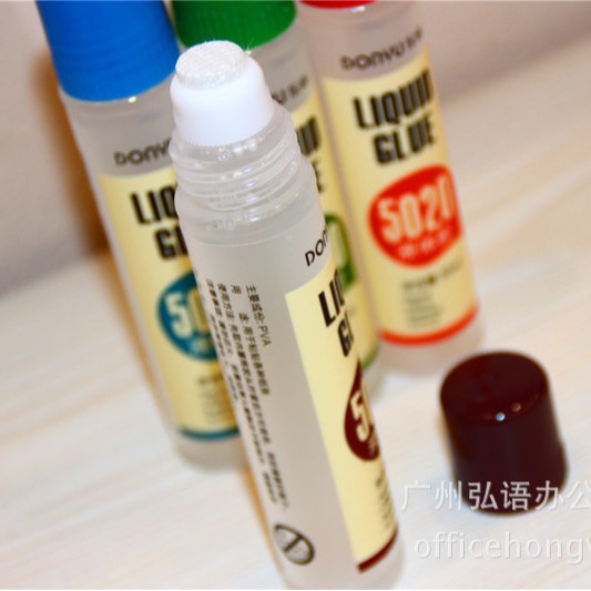 东裕5020塑料文具软胶胶水液体50ml学生装订胶粘桌面用品批发