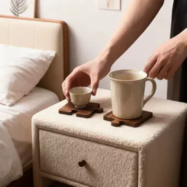 木质工艺品;果盘、果篮;餐垫、杯垫