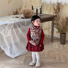 �����b�Ї��LŮͯ����ʽë�����+��Ƭ��ƴ��������ȹ���۰����