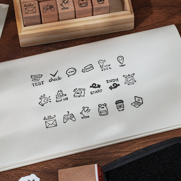 Daily Life 18 Tochigi Seal Set DIY Handbook Diary Decoration…
