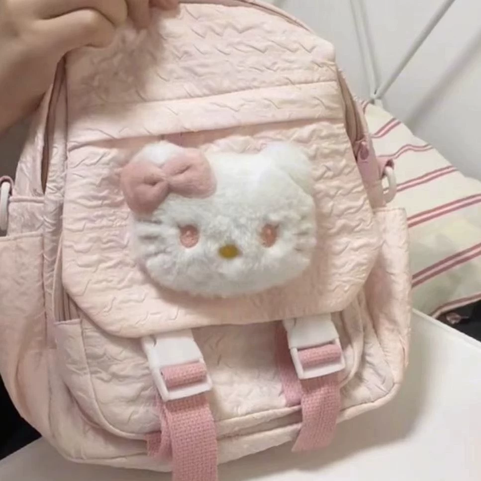 Hello Kitty, школьный рюкзак, рюкзак, милый через плечо сумка