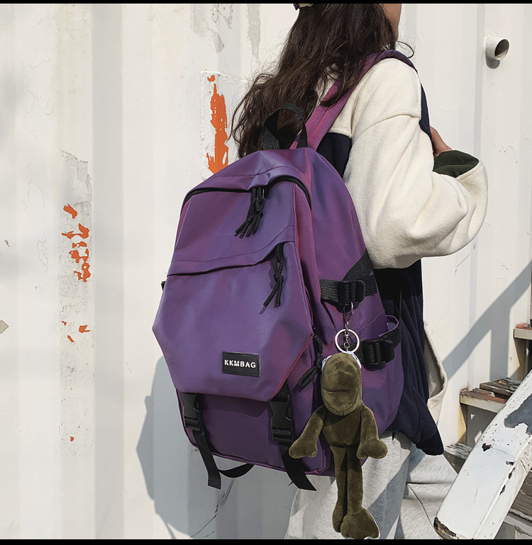 حقيبة مدرسية طالبة جامعية النسخة الكورية من المدرسة الثانوية Harajuku Ulzzang حقيبة ظهر ملونة للرجال 2020 حقيبة كتف جديدة display picture 39