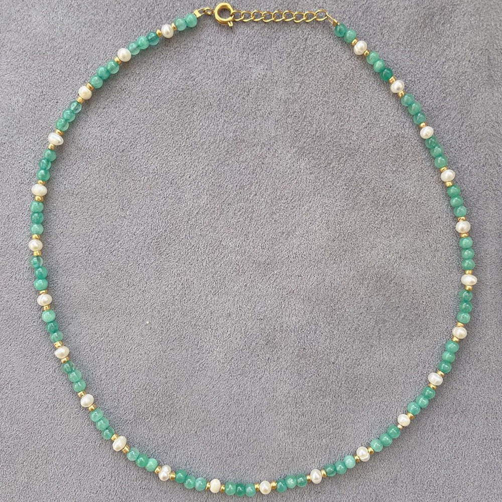 25g Weight Beads Pendant Material Necklace Classification Titanium Steel Chain Material 1 Piece Quantity Holiday, Daily Occasion Beaded, natural stone, Titanium Steel Material Geometric Pattern Women's Gender Beaded Design Simple Style Style Simple Style Geometric Beaded Natural Stone Titanium Steel Necklace In Bulk 46