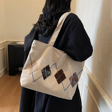 大容量包包女式韩系新款冬季日常单肩包通勤斜挎包休闲百搭托特包