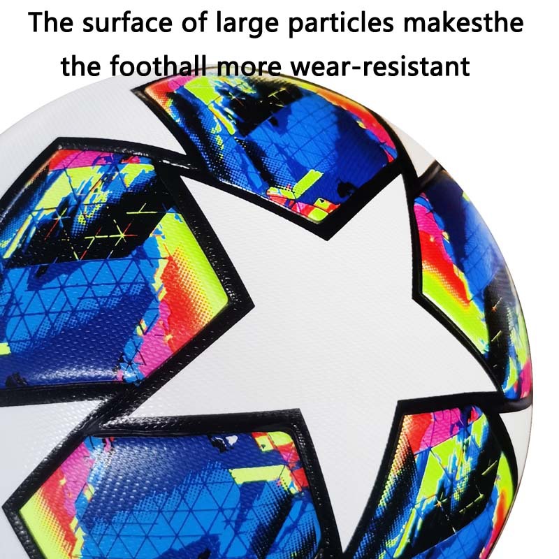 Mapa de la Liga de Campeones Torneo de estrellas Bola No. 5 PU Fútbol de unión térmica Entrenamiento resistente al desgaste Partido de examen de ingreso a la escuela secundaria Fútbol